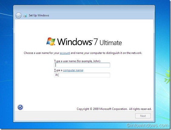 reinstall windows 7 step10