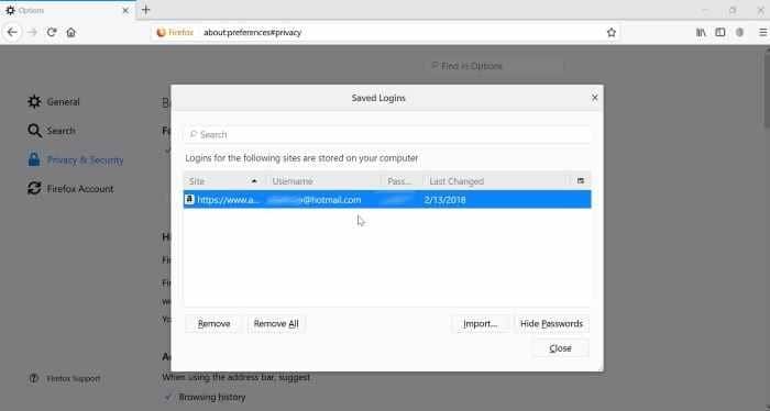 3 ways to backup passwords saved in Firefox pic5