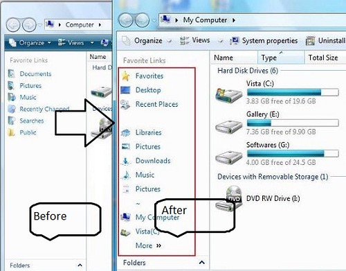 How To Get Windows 7 Explorer Pane In Vista pic1