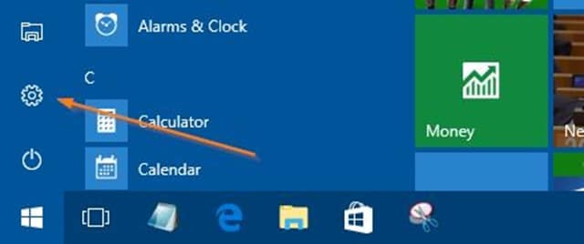 Access UEFI settings in Windows 10 step1