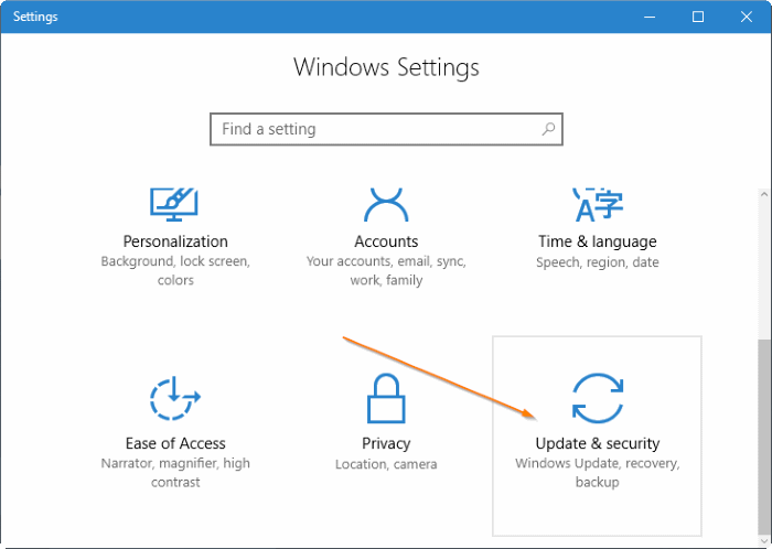 Access UEFI settings in Windows 10 step2