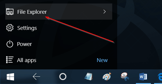 Access desktop icons, files in Windows 10 Tablet mode pic1