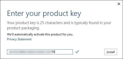 Activate Office 2013 Step2