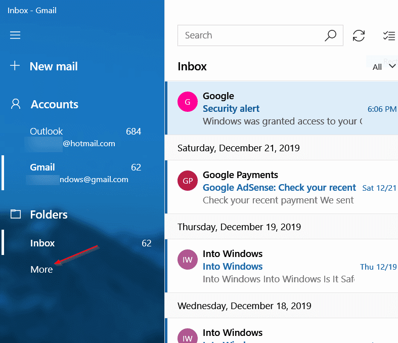 Add Gmail to Windows 10 Mail (6)