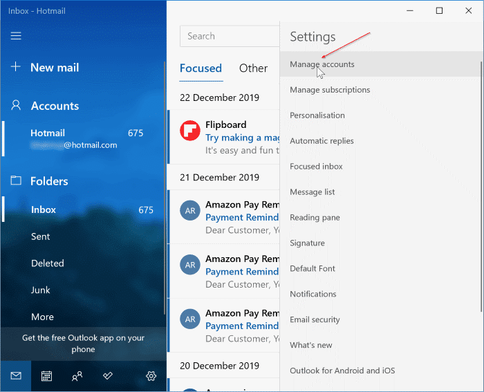 Add Gmail to Windows 10 Mail pic02