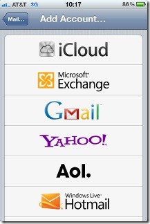 Add Outlook Account To iPhone