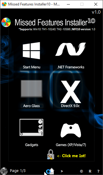 Add missing features to Windows 10 with Missed Features Installer (3)