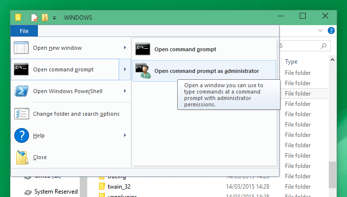 Administrator Command Prompt method 7