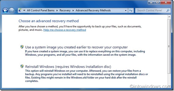 reinstall windows 7 step3