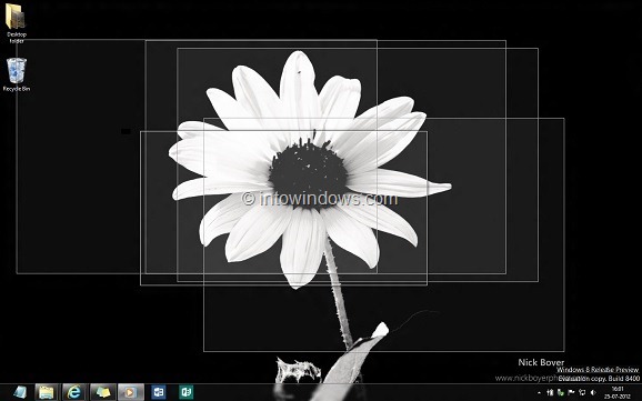 aero peek Windows 8.1