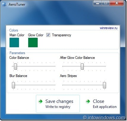 Aero Tuner for Windows7