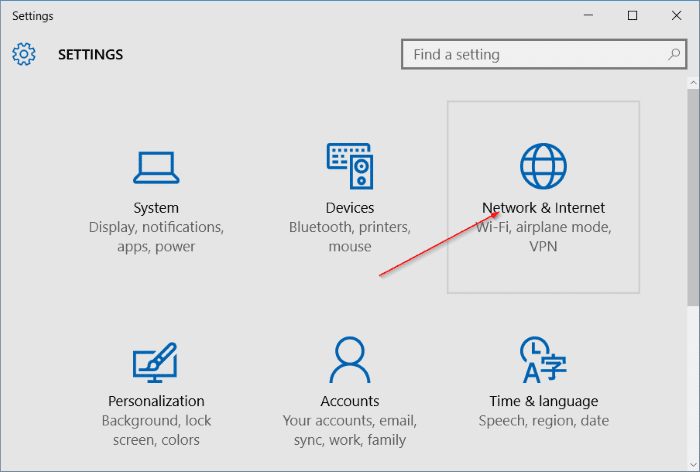 Airplane mode is not turning off in Windows 10 step2