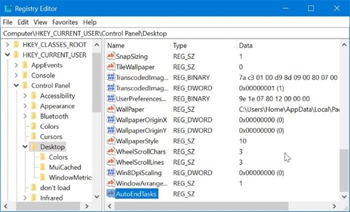 Automatically close apps whlie shutting down restart Windows 10 pic1.2