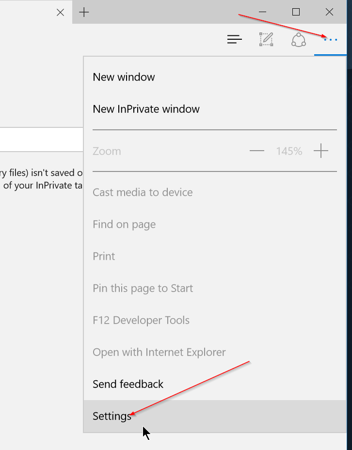Automatically delete browsing data when you close Edge browser