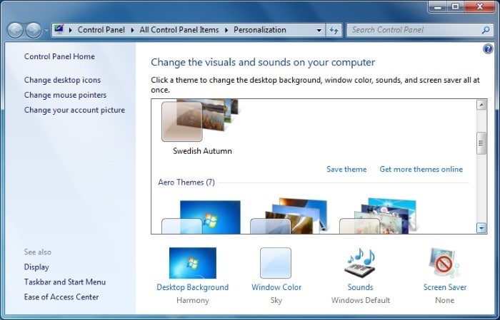 Automatically turn aero on or off step02