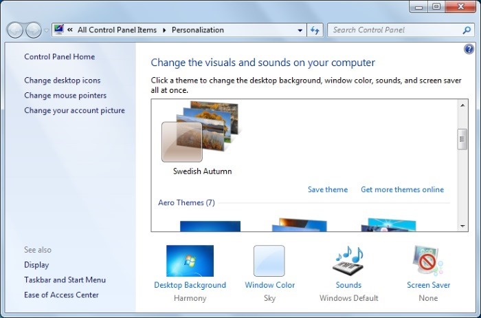 Automatically turn aero on or off step4