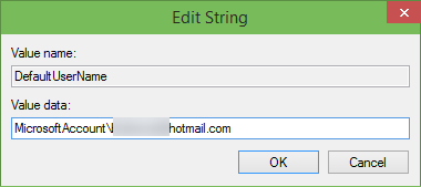 Automaticlly login in Windows 10 step5