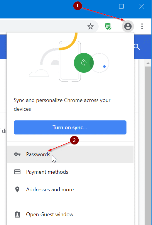 backup chrome passwords