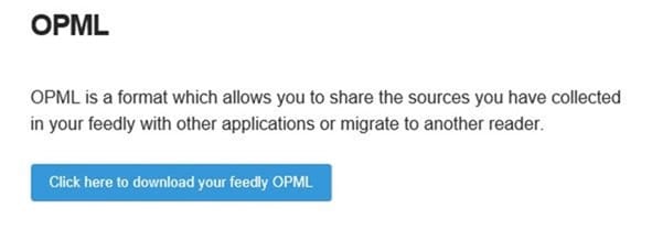Backup feedly feeds as OPML file picture6