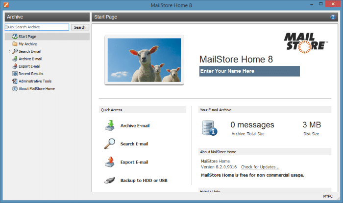 Backup yahoo mail account