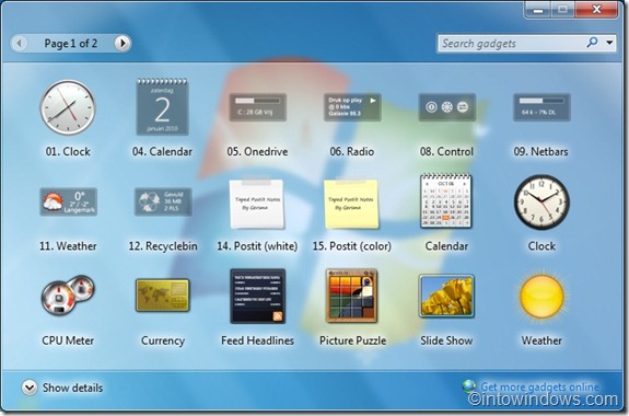 How To Backup Desktop Gadgets In Windows 7 pic1