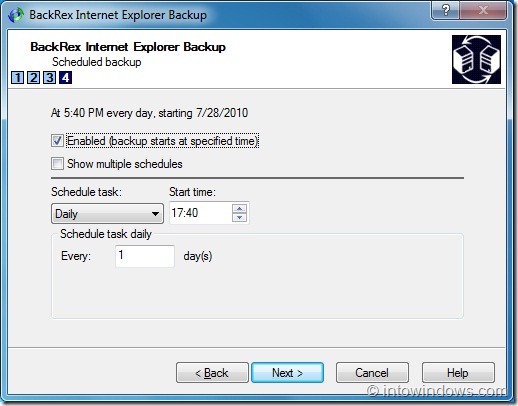 Backup Internet Explorer settings in windows 