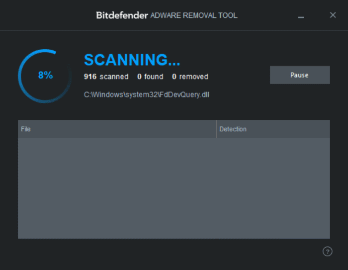 BitDefender adware removal tool for Windows 10 pic2
