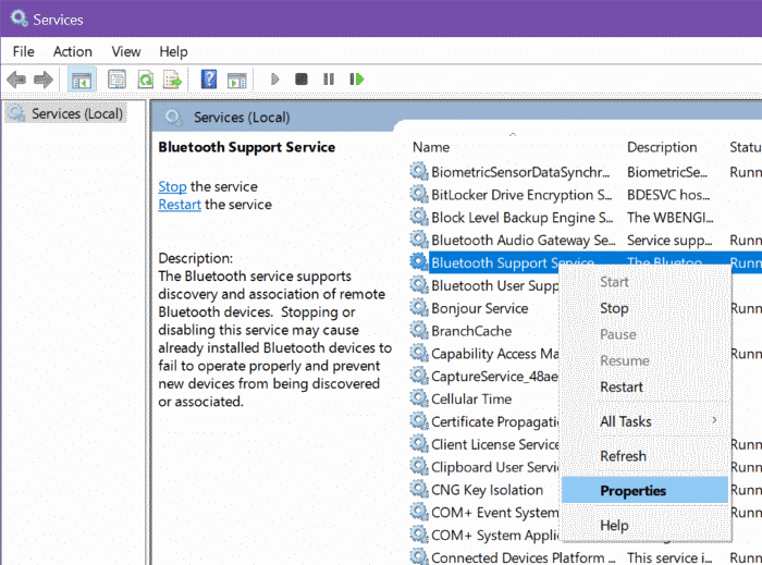 Bluetooth is missing from Windows 10 settings pic01