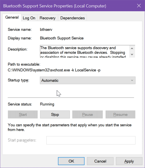 Bluetooth is missing from Windows 10 settings pic2