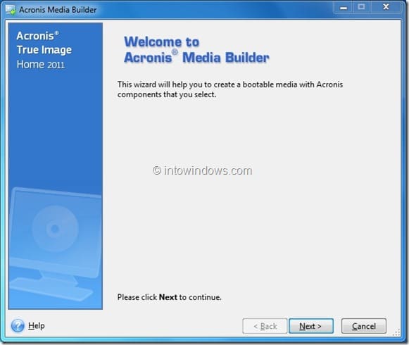 Boot Acronis True Image from USB Flash Drive Step2