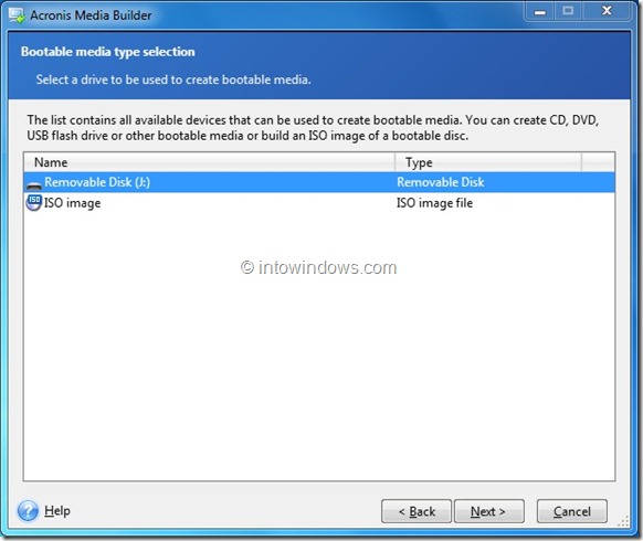 Boot Acronis True Image from USB Flash Drive Step5