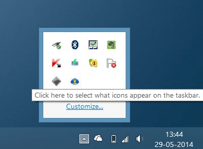 Boot Camp Icon missing from taskbar system tray step01