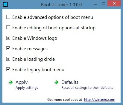 Boot UI Tuner