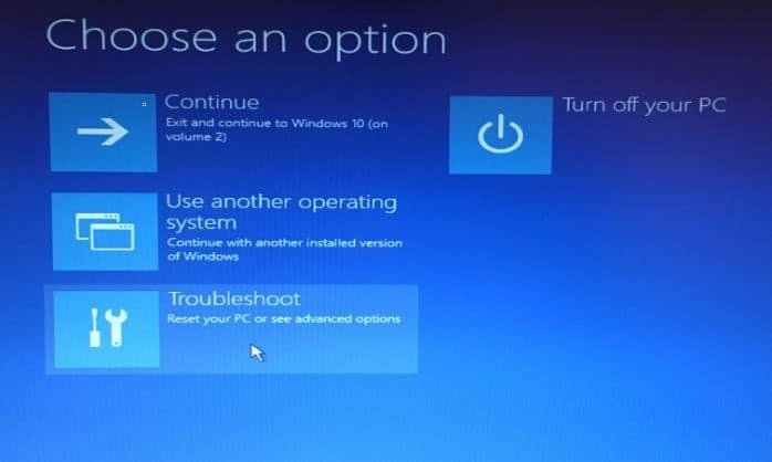 Boot Windows 10 in safe mode from recovery drive (5)