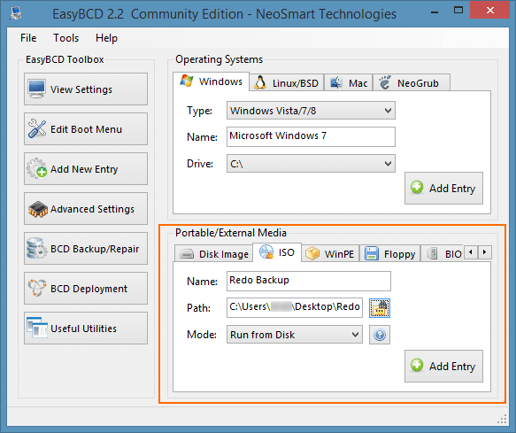 Boot from ISO In Windows Step3