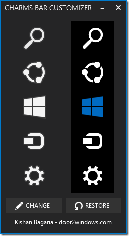 Change Chamrs Bar Icons