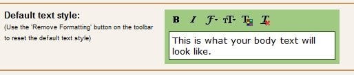 Change Default Google Font And Text Size