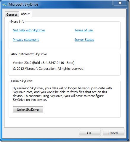 Change Default Location Of SkyDrive Client In Windows