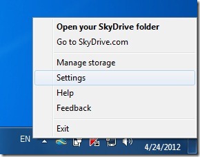 Change Default Location of SkyDrive Client