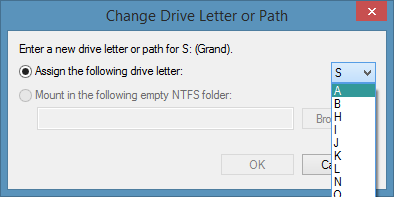 Change Drive Letter in Windows 8.1 Step4