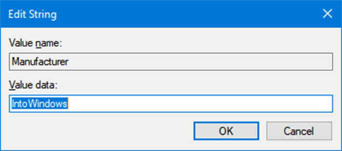 Change OEM logo and information in Windows 10 pic4