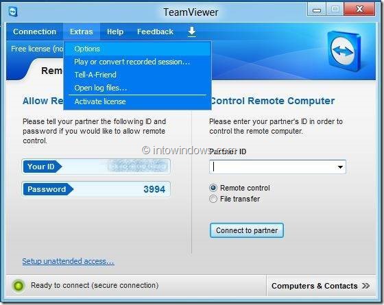 Change TeamViewer Access Control Settings Step