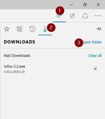 Change default download location in Microsoft Edge step6