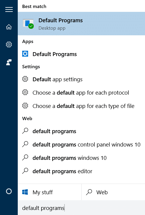 Change the default PDF reader in Windows 10 step5
