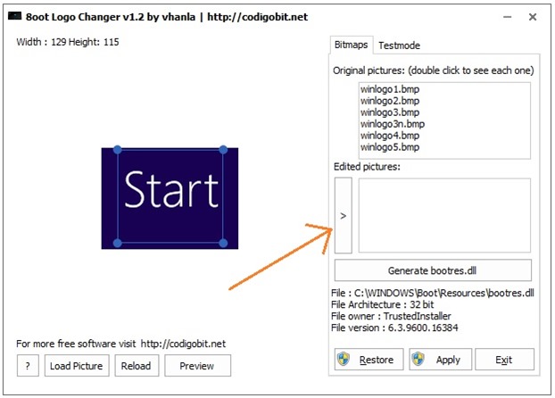 Changing Windows 8.1 boot screen step3