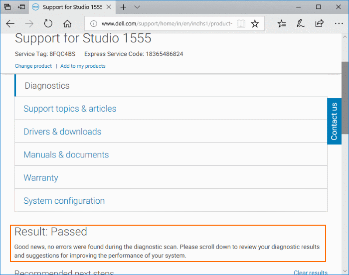 Check Dell PC for CPU, RAM, SSD Errors (5)