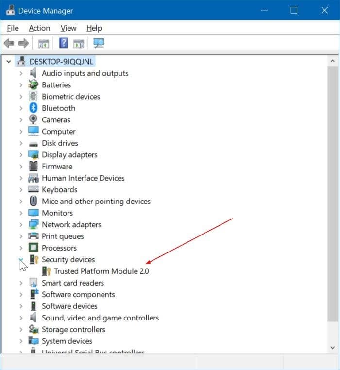 Check if your PC has TPM (1)