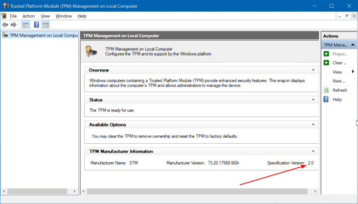 Check if your PC has TPM (2)