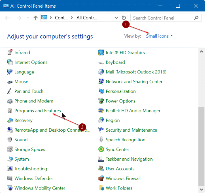 Check install date of apps and programs in Windows 10 step5