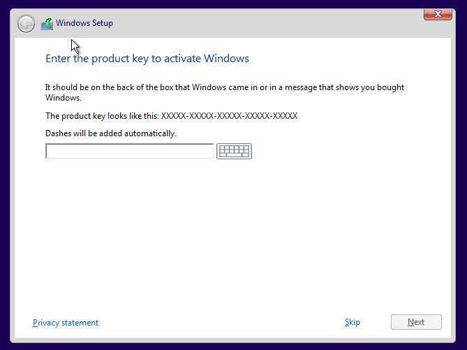 Clean install Windows 10 Step5